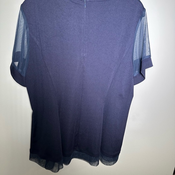 Agnes Orinda Navy Top New With Tags - Picture 4 of 8